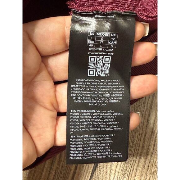 GUESS Womens Halter Palms Mini Dress sz L - Picture 9 of 9